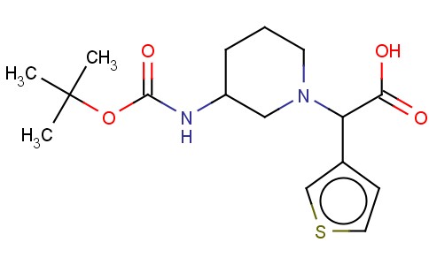 (3-BOC-AMINO-PIPERIDIN-1-YL)-THIOPHEN-3-YL-ACETIC ACID
